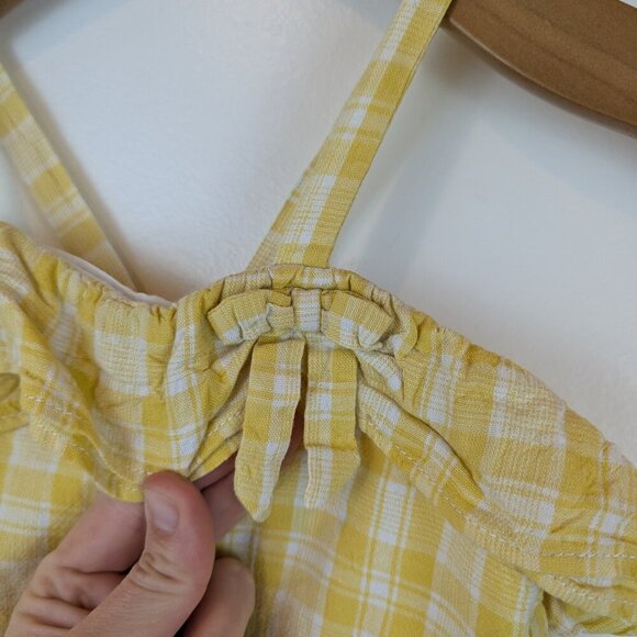 Hope & Henry Girl Ruffle Edge Romper, Toddler Sz 6 - Picture 3 of 7